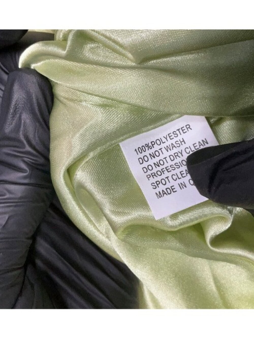 Mac Duggal Ruffle High Low Cocktail Dress Sz 0 Green NWT Formal Gala Bridesmaids - Picture 7 of 8